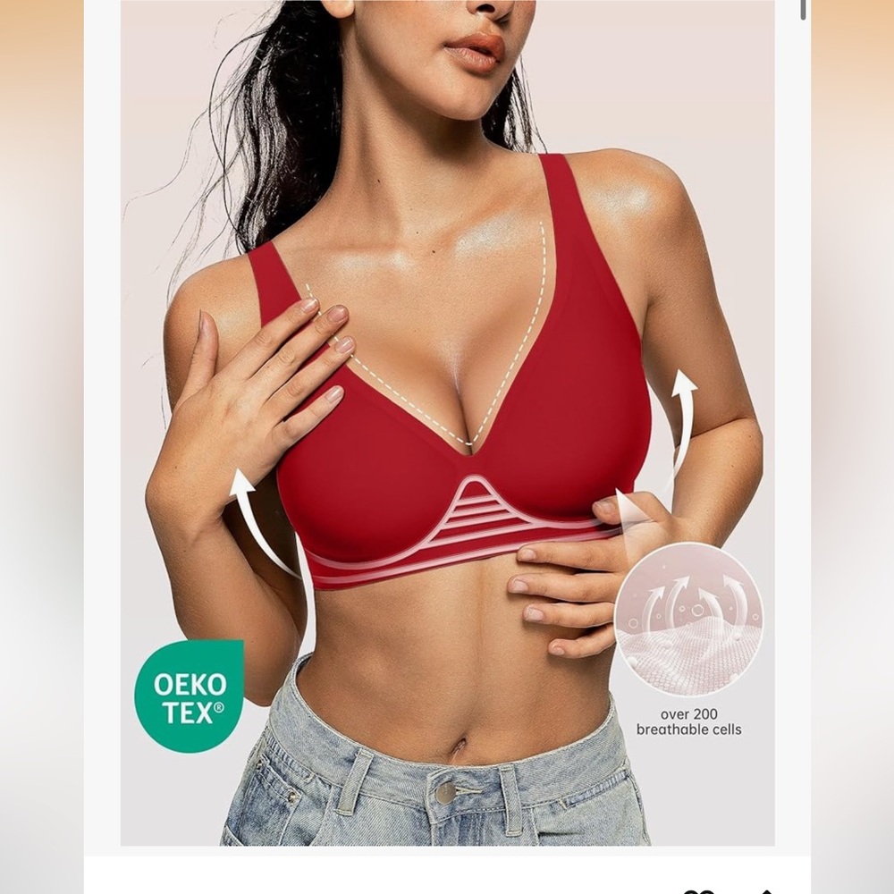 Women's OEAK Wireless Seamless Bra 3XL BNWT